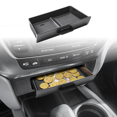 HGWEI front view of organizer showing clean console fit and quick access