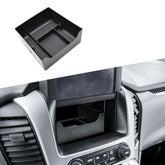 HGWEI front view of organizer showing clean dashboard integration and extra storage
