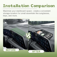 HGWEI side profile demonstrating snug fit behind touchscreen benefit