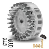 HIAORS aluminum flywheel front view showing lightweight design and improved power