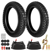 HIAORS front view of two tires and tubes showing complete replacement kit benefits