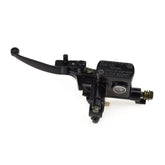 HIAORS front view of left brake master cylinder showing compact durable design and control