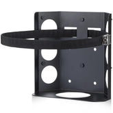 Hicarer front view of bracket showing sturdy steel frame and secure fit benefit