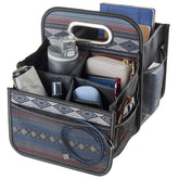 High Road front view showing organized cup holders and compartments for tidy travel
