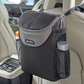 High Road front view of cooler showing pockets and bottle holders, organized storage benefit