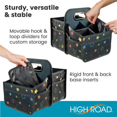 High Road metal handle with bottom insert for easy one-hand carrying