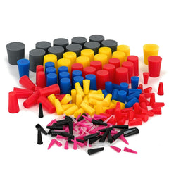 High Temp Masking Supply front packaging showing full 235-piece plug kit benefit quick selection