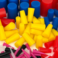 High Temp Masking Supply plug sealing a threaded hole to protect threads during coating
