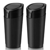 Hiitytin front view showing compact black trash can and neat interior benefit