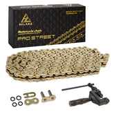 HILAKE 520 chain front packaging showing kit contents and durability benefits