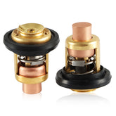 HIMARKLIF front view of thermostat kit showing both units and mounting fit benefit