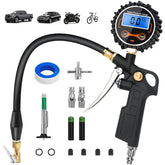 HipEpic front view of digital inflator showing compact design and quick readings