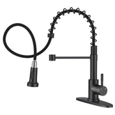 Hiqufet front view faucet showing high-arc and modern matte finish for stylish durability