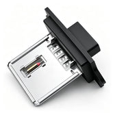HiSport front view of blower resistor showing mounting points and fit for easy replacement