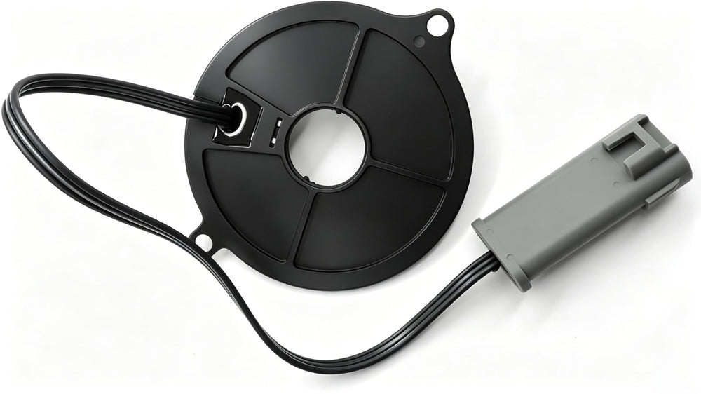 HiSport distributor front view showing mounting points and connector for easy replacement