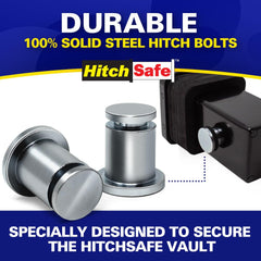 HitchSafe close-up of threads and .650 inch shaft offering strong anchoring
