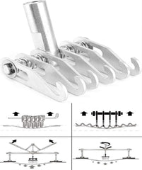 HiYi threaded M16 collar detail demonstrating secure tool attachment