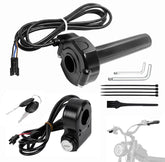 Hizoncore Ridstar front throttle assembly showing clean mount and ready-to-install benefit