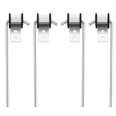 HNeekyr front view of four hanger rods showing ready-to-install benefit