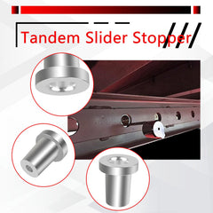 HNeekyr installed on trailer slider demonstrating secure axle lock