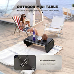 HOACHAN close-up of carbon texture and stainless-steel hinge for durability