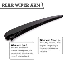 HODEE blade rubber profile highlighting streak-free wiping benefit