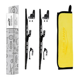 HODEE rear wiper blade front view showing fit and finish for easy replacement