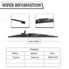 HODEE rear wiper connector close-up displaying secure fit and easy attachment benefit