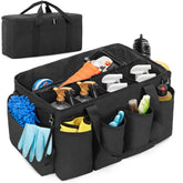 HODRANT front view of detailing bag showing compartments and stable storage benefit