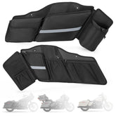 HODRANT front view inserted into hard saddlebag shows tidy organized storage