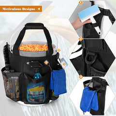 HODRANT padded handle and buckle detail for comfortable carrying and tight fit