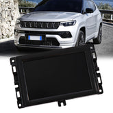 Hoiedt front view of 7-inch Uconnect display showing clear screen and exact fit benefit