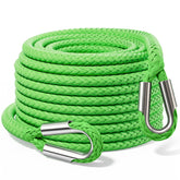 HOKINETY front view of green winch rope extension showing compact packaging and ready-to-use benefit