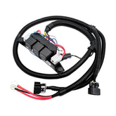 HOKZVIATMOTOELECS harness front view showing complete kit and ease of install