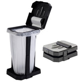 HolaKit front view open trash can showing stable frame and easy access