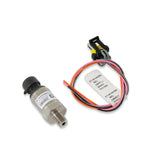 Holley EFI 554-102 front view showing stainless body and connector for reliable mounting