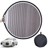 Homaisson front view reflector board showing striped surface for clearer dent visibility