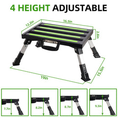 Homeon Wheels folded flat at 2.8 inches for compact storage and easy transport
