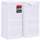 HOMERHYME front pack of 100 towels showing value and convenience
