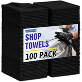 HOMERHYME front pack showing bulk 100 cloths for organized storage and value