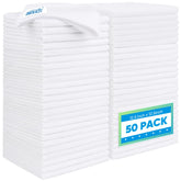HOMEXCEL front pack showing 50 towels and product information for convenience