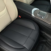 HOMOSTARRY front view showing black leather bottom covers protecting seat