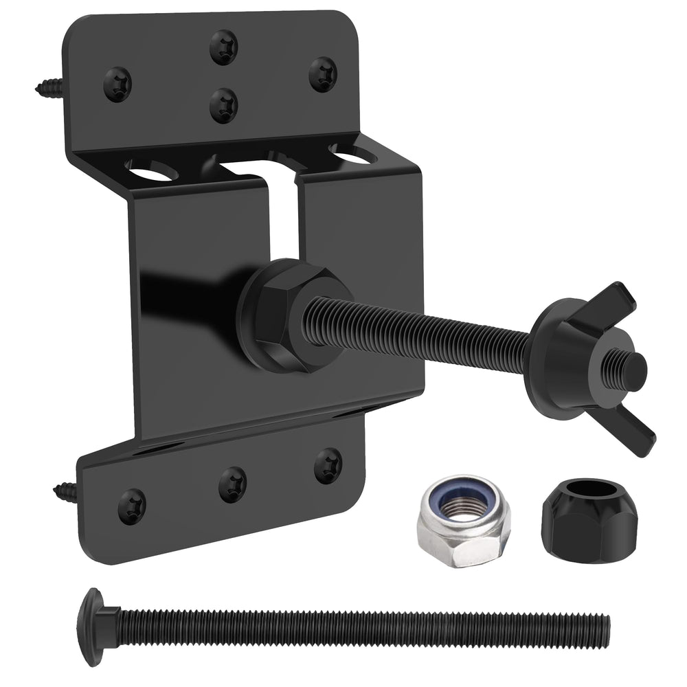 Homydom bracket front view showing mounting plate and sturdy construction benefit secure storage
