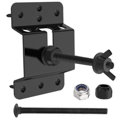 Homydom bracket front view showing mounting plate and sturdy construction benefit secure storage