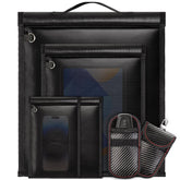 HONGDDY front view of 6-pack Faraday bags showing complete set and protective benefits
