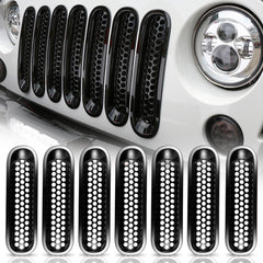 Hooke Road front grille overview showing full installed mesh for improved protection