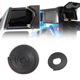 Hooke Road front hardtop seal installed on Jeep reducing wind noise