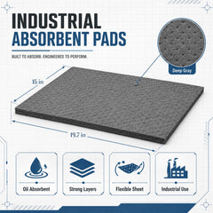 Hoolerry single pad laid flat highlighting size and immediate protection