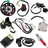 HOOTO front view of complete harness kit showing packaged components and quick installation benefit