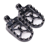 Hopider front view wide fat foot pegs showing broad platform and control